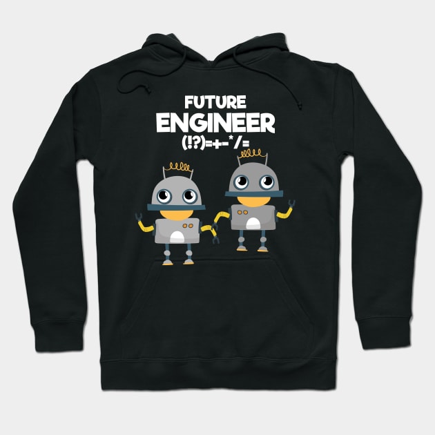 Future engineer with robots Hoodie by Shirtttee